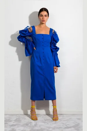 Sara Battaglia Longuette Dress