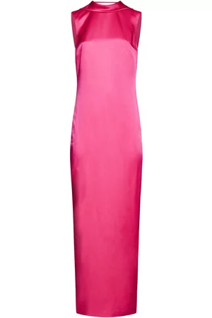 VERSACE Long Dress With Ring Neckline