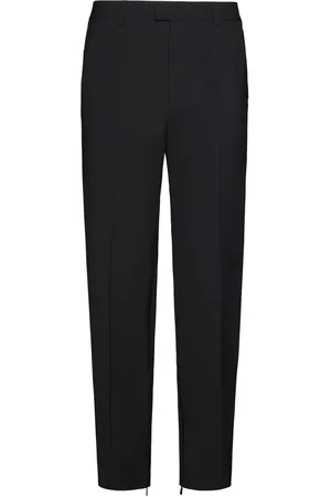 OFF-WHITE Embroidered Slim Zip Trousers