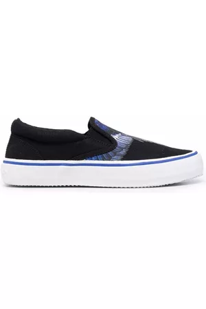 MARCELO BURLON Printed Slip-on Sneakers