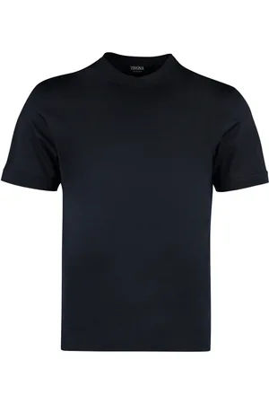 Ermenegildo Zegna Cotton And Silk Crew-neck T-shirt
