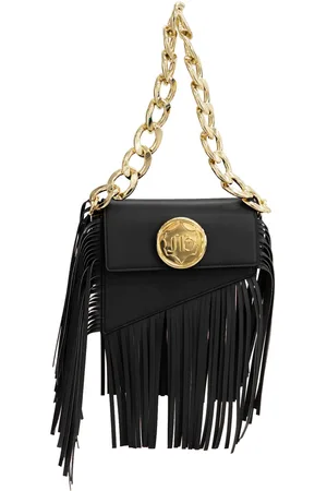 Sara Battaglia Euphoria Fringed Bag Xs
