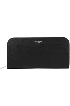 Saint Laurent Black Leather Wallet