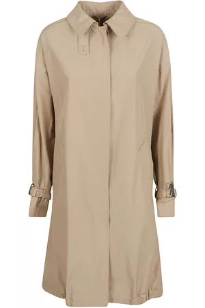 0Brunello Cucinelli0 Mujer Chamarras - Brunello Cucinelli Concealed Buttons Plain Raincoat