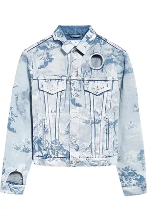 OFF-WHITE Printed Denim Jacket