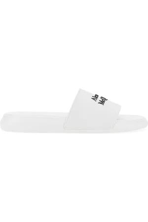 Alexander McQueen Rubber Sandals With Logo