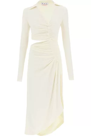 OFF-WHITE Midi Viscose Dress