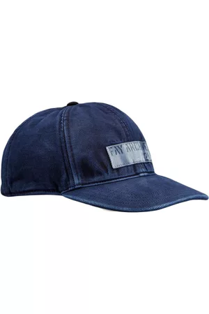FAY Hombre Sombreros - Baseball Hat In Blue Cotton