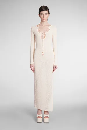 Casablanca Fitted Long Dress