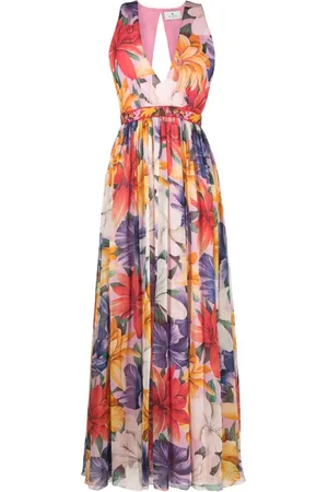 Etro Floral-print Silk Dress