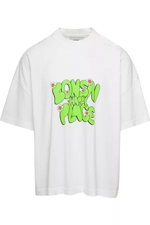 BONSAI Oversized T-shirt With Logo Print In Cotton Man