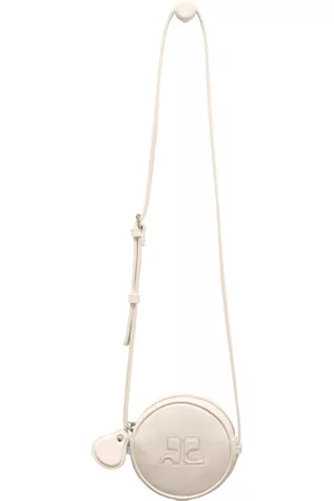 Courrèges White Leather Crossbody Bag