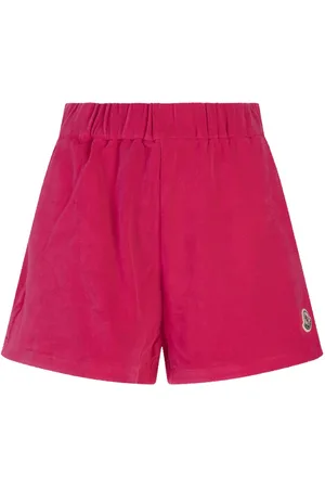 Moncler Fuchsia Terry Shorts