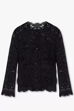 Dolce & Gabbana Single Breasted Lace Jacket