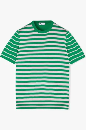 DoppiaA Aalfeo Striped Knitted Tshirt