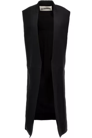 Jil Sander Two-material Long Vest