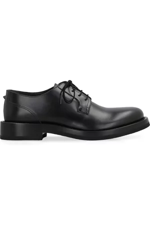 VALENTINO GARAVANI Derby Rockstud Essential Leather Lace-up Shoes
