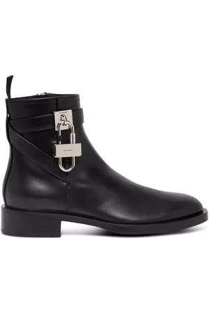 Givenchy Mujer Botines bajos - Lock Leather Ankle Boots