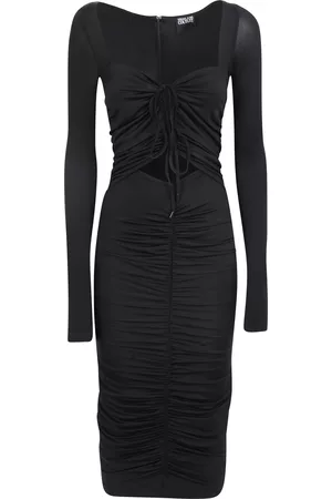 VERSACE Cut-out Midi Dress