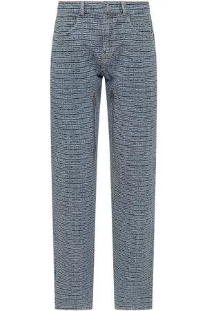 Givenchy 4g Logo Print Jeans