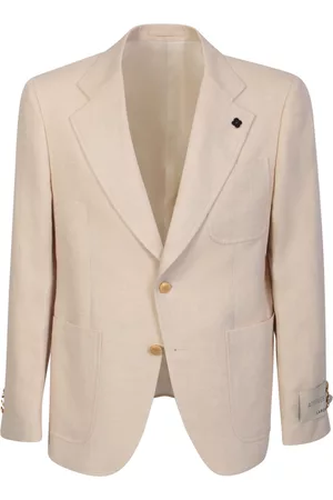 LARDINI Biege Single-breasted Jacket