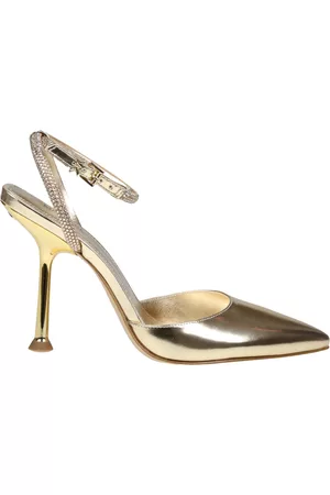 0Michael Kors0 Mujer Pumps - Michael Kors Imani Pump In Gold Color Laminated Leather