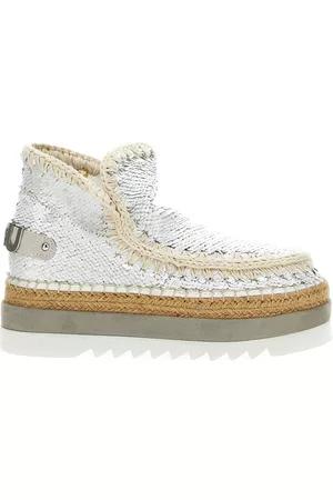 Mou Mujer Botines bajos - Eskimo Jute Eva All Sequins Ankle Boots