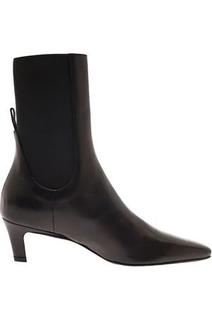 Totême The Mid Heel Leather Boot