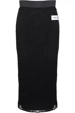 Dolce & Gabbana X Kim Kardashian Lace Midi Skirt