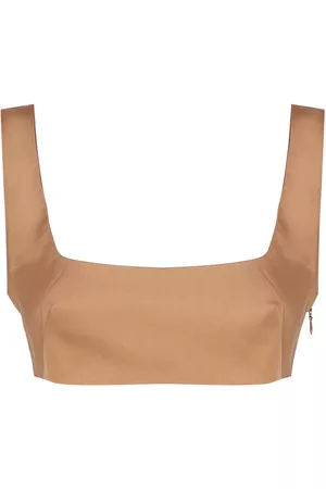 The Andamane Cropped Denim Top
