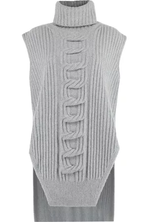 Stella McCartney Cable Knit Sleeveless Sweater