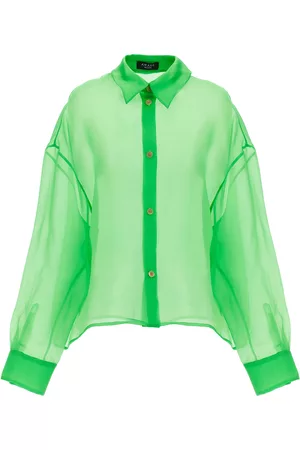 A.W.A.K.E. MODE A. W.A. K.E. Mode Organdy 80s Shirt