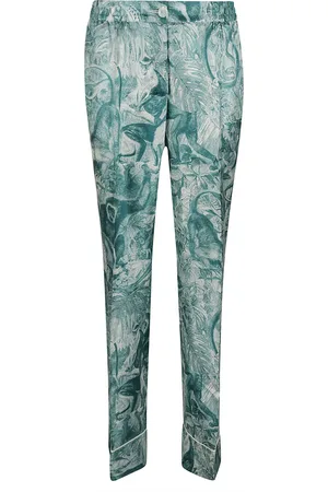 F.R.S For Restless Sleepers Buttoned Printed Trousers