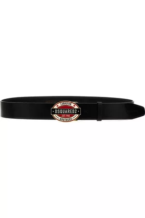 Dsquared2 Logo Buckle Leather Belt