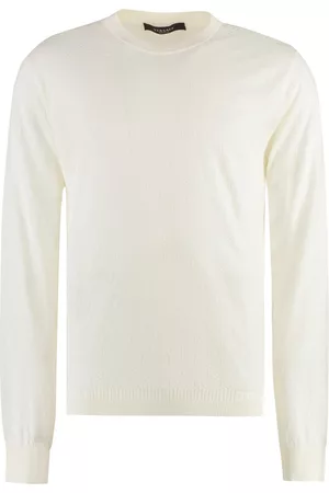 VERSACE Long Sleeve Cotton Blend T-shirt