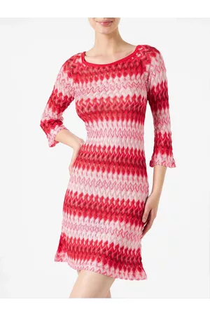 MC2 SAINT BARTH Multicolor Knitted Mini Dress