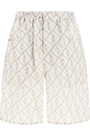Fendi Linen Shorts