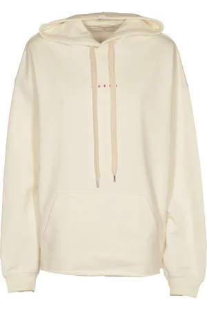 Marni Drawstring Hood Logo Hoodie