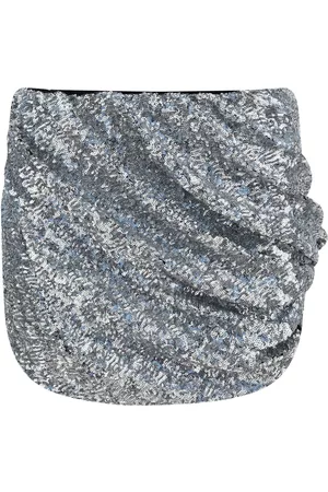The Attico Sequins Mini Skirt