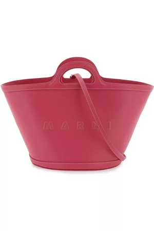 Marni Leather Small Tropicalia Bucket Bag