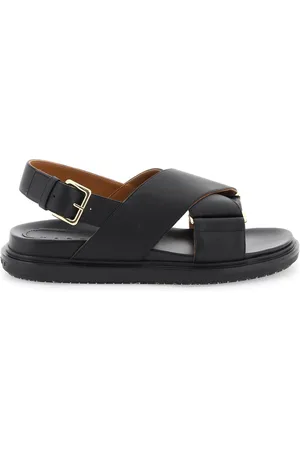 Marni Fussbett Calf Leather Sandals