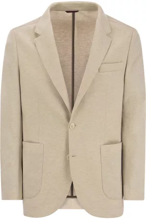Brunello Cucinelli Cashmere Jersey Blazer With Patch Pockets