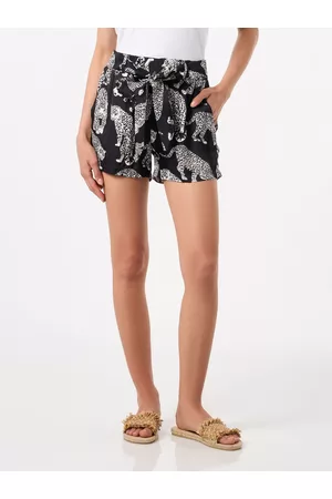 MC2 SAINT BARTH Tiger Print Woman Shorts