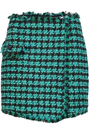 Msgm Short In Tweed