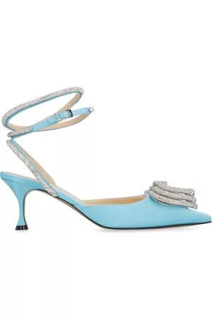 Mach & Mach Pumps Satin Slingback Pumps