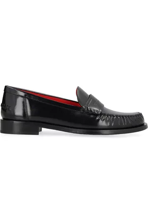 Salvatore Ferragamo Brushed Leather Loafers