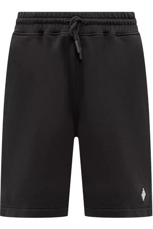 MARCELO BURLON Cross Logo Basket Shorts