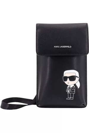Karl Lagerfeld Leather Multipouch With Shoulder Strap