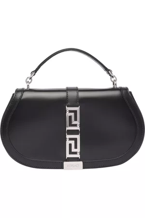 VERSACE Greca Goddess Leather Crossbody Bag