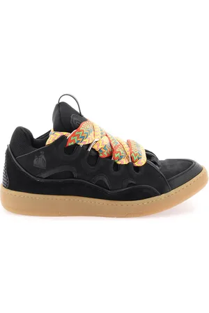 Lanvin Curb Sneakers In Leather